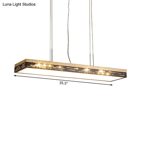 Modern Led Pendant Ceiling Light In Black - Multiple Sizes & Options Available
