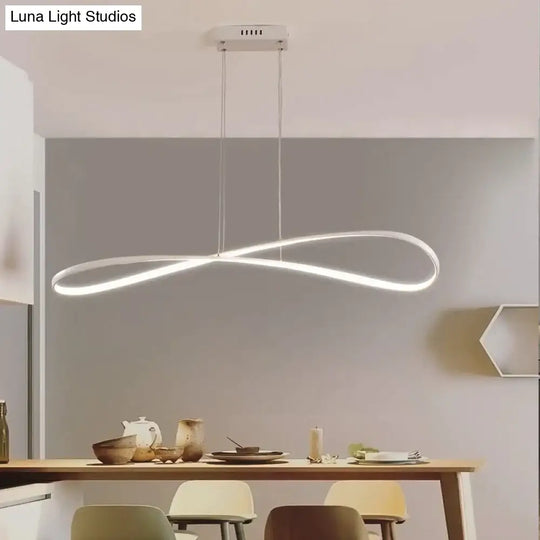 Modern Led Pendant Lights For Dining Room Kitchen Room Home Deco Pendant Lamp Matte Black/White Finished Pendant