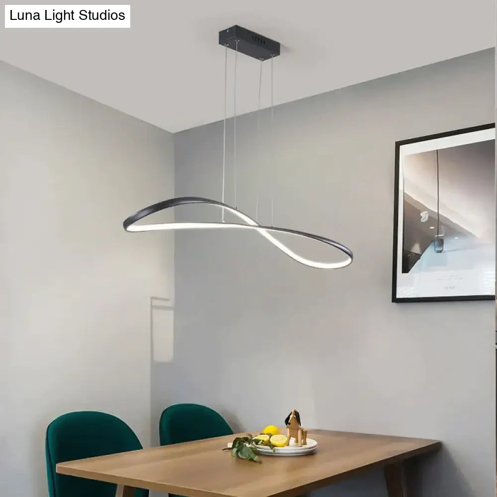 Modern Led Pendant Lights For Dining Room Kitchen Room Home Deco Pendant Lamp Matte Black/White Finished Pendant