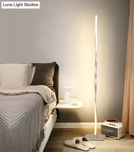 Modern Led Rgb Floor Lights Lighting Living Room Bedroom Decor Lamp Bedside Standing Nordic Indoor