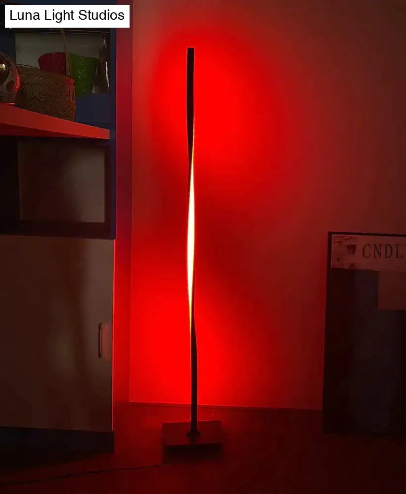 Modern Led Rgb Floor Lights Lighting Living Room Bedroom Decor Lamp Bedside Standing Nordic Indoor