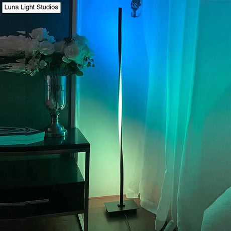Modern Led Rgb Floor Lights Lighting Living Room Bedroom Decor Lamp Bedside Standing Nordic Indoor