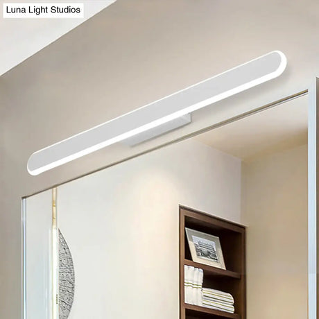 Modern Led Vanity Lamp For White Bathroom Mirror - Available In White/Warm Light 3 Sizes