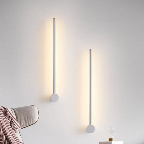 Modern Led Wall Mount Light - Stick Shape Acrylic Design For Living Room White / 23.5 Warm
