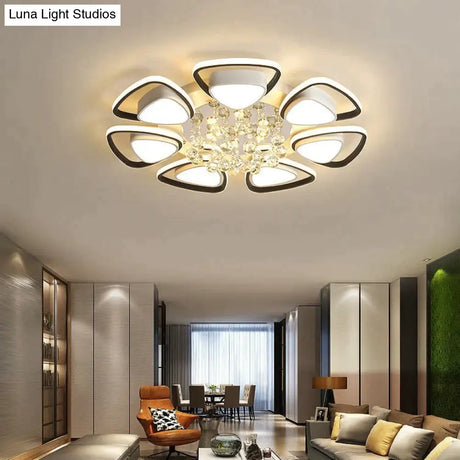 Modern Light Luxury High Grade Atmospheric Crystal Ceiling Lamp Ceiling