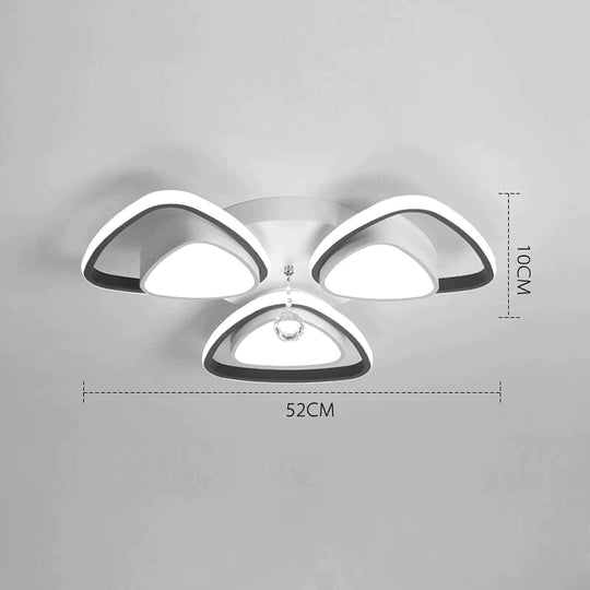 Plafonnier en cristal atmosphérique de haute qualité de luxe de lumière moderne