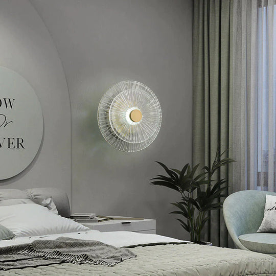 Lampe de mur en cuivre de chambre à coucher de salon de luxe de lumière moderne