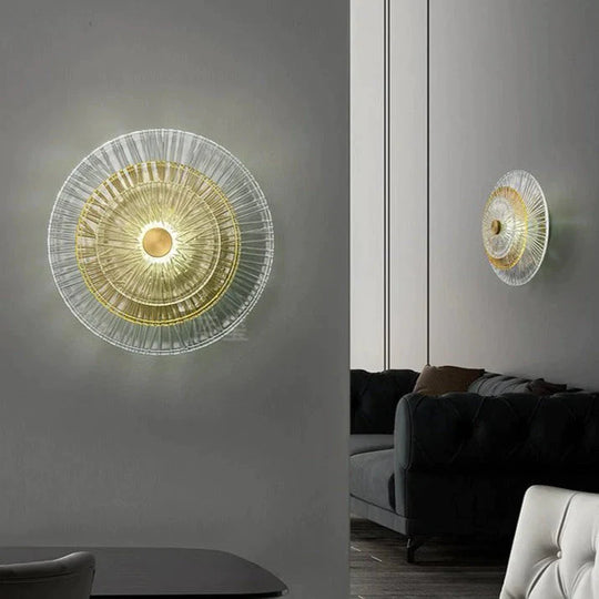 Lampe de mur en cuivre de chambre à coucher de salon de luxe de lumière moderne