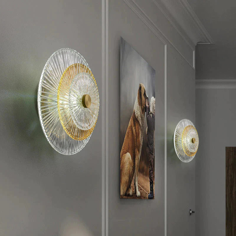 Lampe de mur en cuivre de chambre à coucher de salon de luxe de lumière moderne