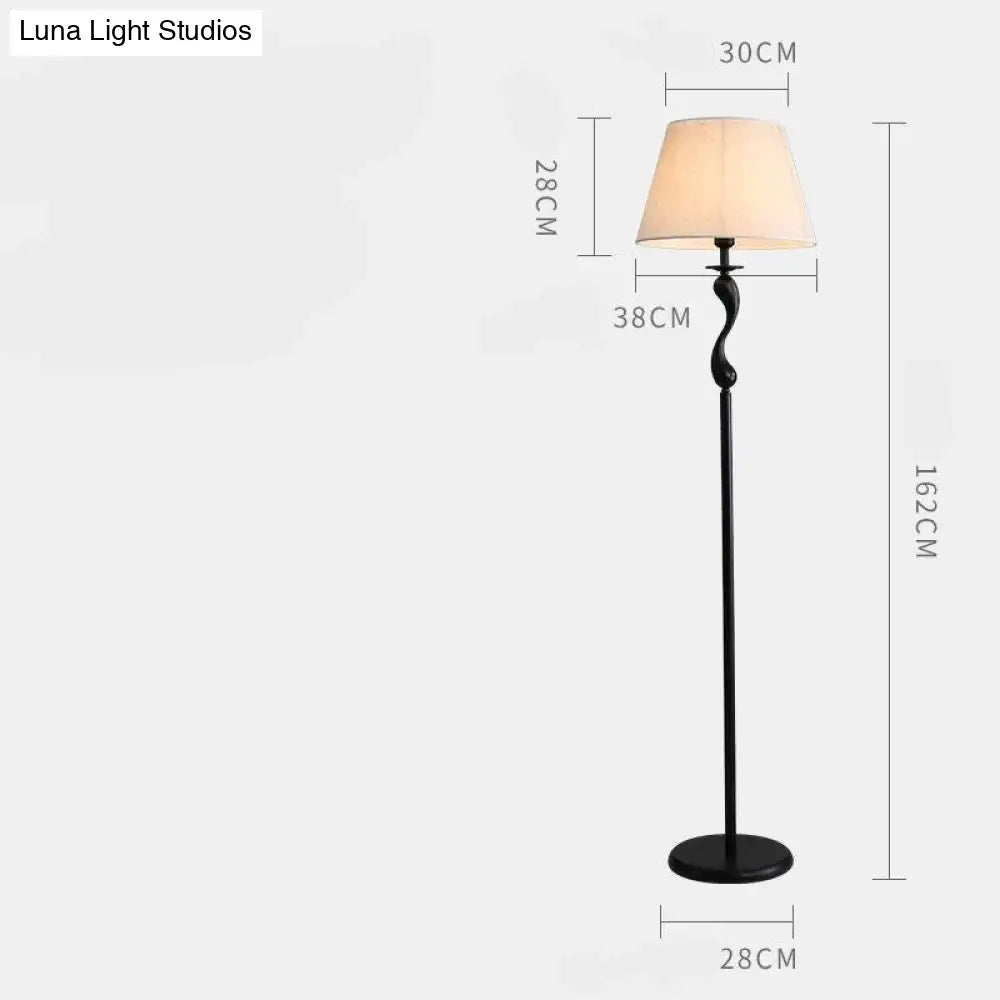 Modern Living Room Floor Lamp Creative Bedroom Study Vertical Stylish Home Led Black Regular Lamps