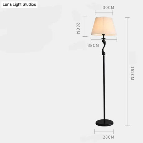 Modern Living Room Floor Lamp Creative Bedroom Study Vertical Stylish Home Led Black Regular Lamps