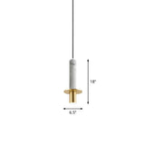 Modern Marble Dining Room Suspension Led Pendant Light White