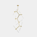 Post-Modern Metal Pendant Ceiling Light Fixture - Branches Design 12 / Gold