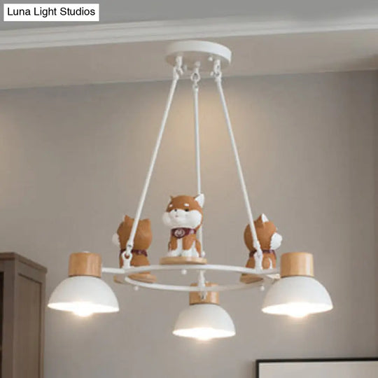 Modern Metal Dog Pendant Lights For Living Room Ceiling
