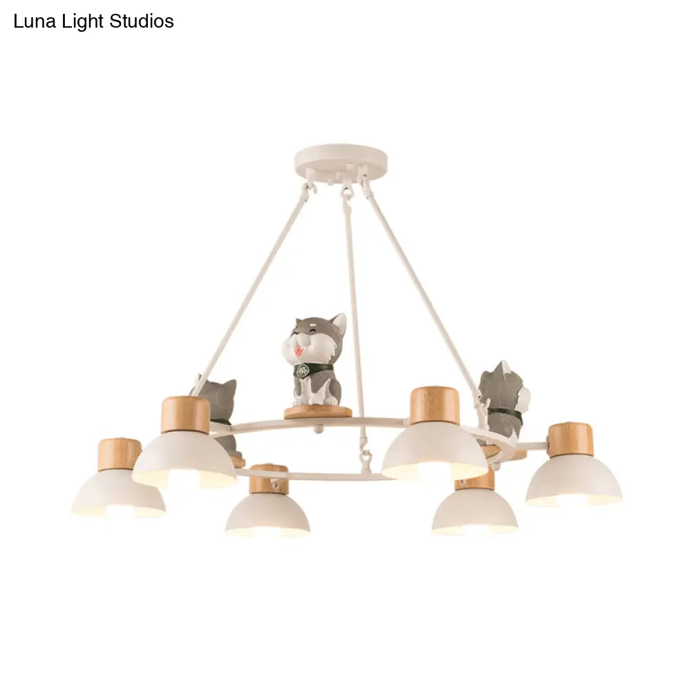 Modern Metal Dog Pendant Lights For Living Room Ceiling