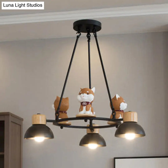 Modern Metal Dog Pendant Lights For Living Room Ceiling