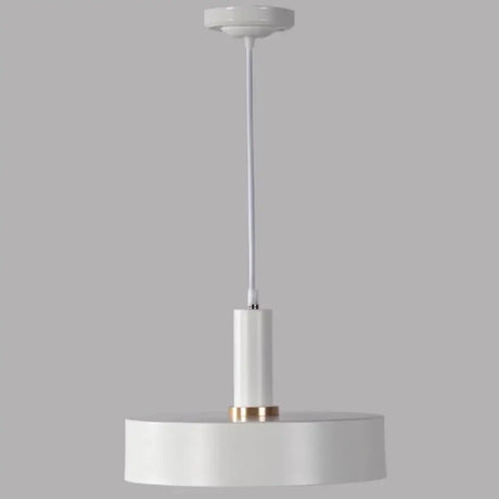 Modern Metal Down Lighting Pendant For Bedroom - Sleek And Stylish White