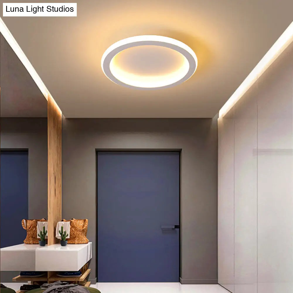 Modern Metal Geometric Led Ceiling Light Fixture | Flush Mount