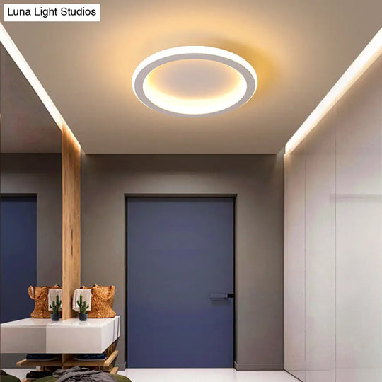Modern Metal Geometric Led Ceiling Light Fixture | Flush Mount