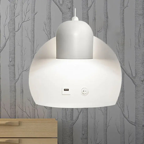Modern Metal Wall Lamp With 1 Light For Study - Simple & Sleek Design Versatile Lighting Support