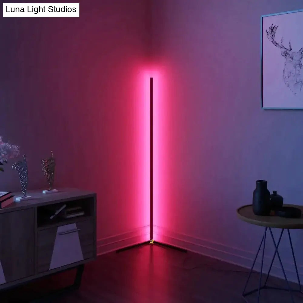 Modern Minimalism Corner Floor Lamp Colorful Bright Light Indoor Atmosphere Lights Home Bedroom
