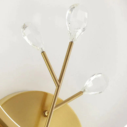 Modern Minimalist Bedroom Headlights With All-Copper Wall Lamps Copper