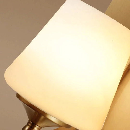Moderne minimaliste créatif salon lampe chambre phare allée cuivre applique murale