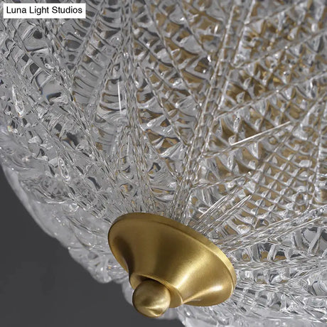 Modern Minimalist Home Living Room Full Copper Ceiling Lamp