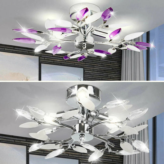 Lampe de plafond créative de chambre à coucher de salle à manger de salon de LED minimaliste moderne