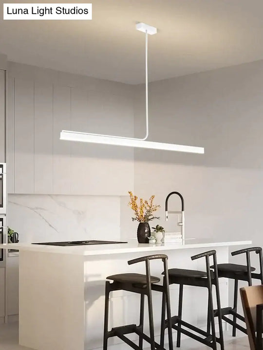 Modern Minimalist Long Bar creative Pendant Light for Dining room Kitchen pendant Light