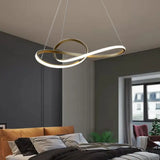 Modern Minimalist Twist Chandelier-Light Fixture For Living Room