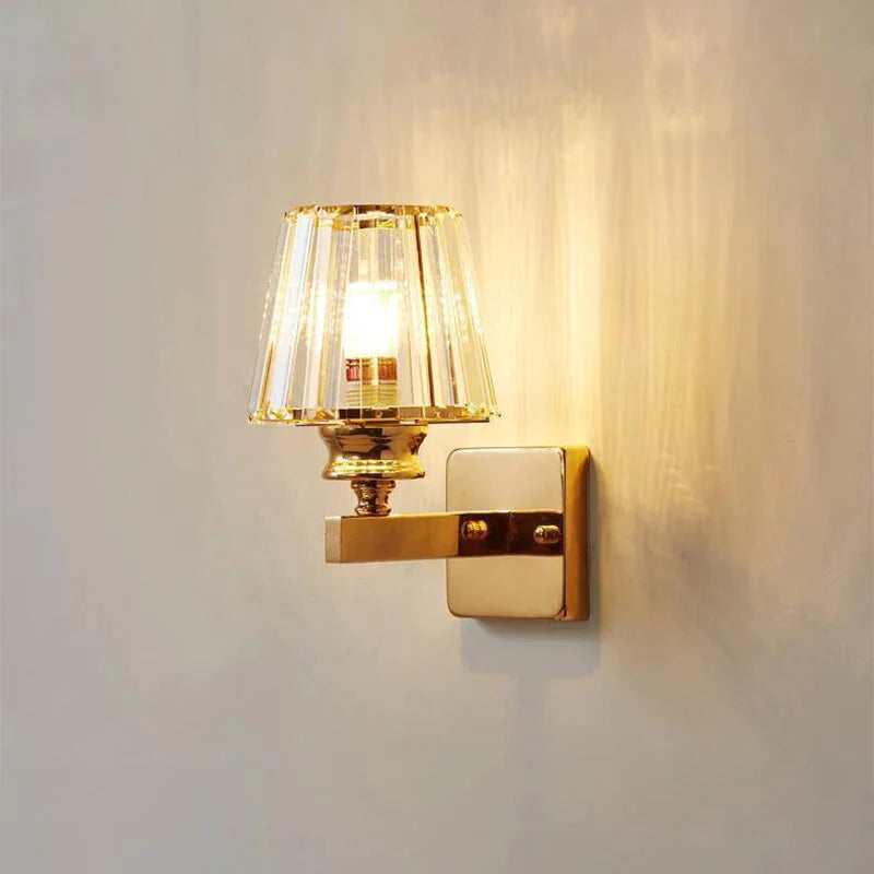 Applique murale minimaliste moderne avec abat-jour en verre pour éclairage de chevet éclairage de salon