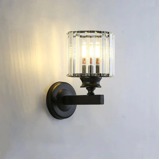 Applique murale minimaliste moderne avec abat-jour en verre pour éclairage de chevet éclairage de salon