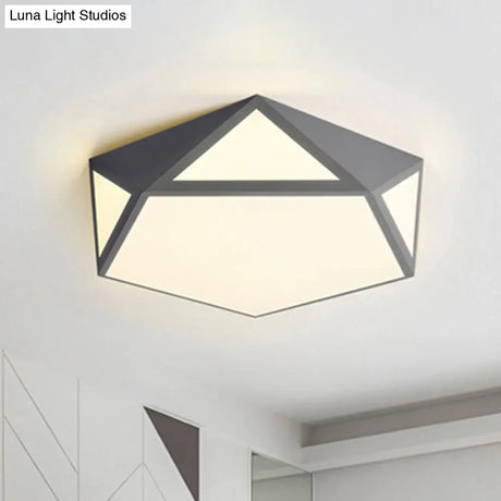 Modern Nordic Candy Ceiling Lamp - Led Flushmount Light For Corridor Decor
