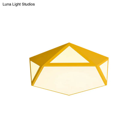 Modern Nordic Candy Ceiling Lamp - Led Flushmount Light For Corridor Decor
