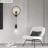 Modern Nordic Led Wall Lamp For Bedroom Black/Gold Light