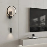 Modern Nordic Led Wall Lamp For Bedroom Black/Gold Light