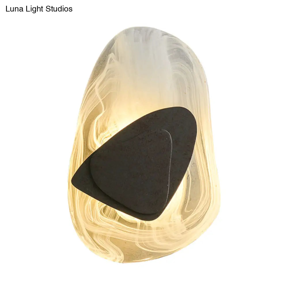 Modern Nordic Sconce: Luxury Glass Wall Mount Light Fixture For Bedroom