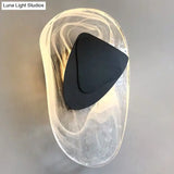 Modern Nordic Sconce: Luxury Glass Wall Mount Light Fixture For Bedroom