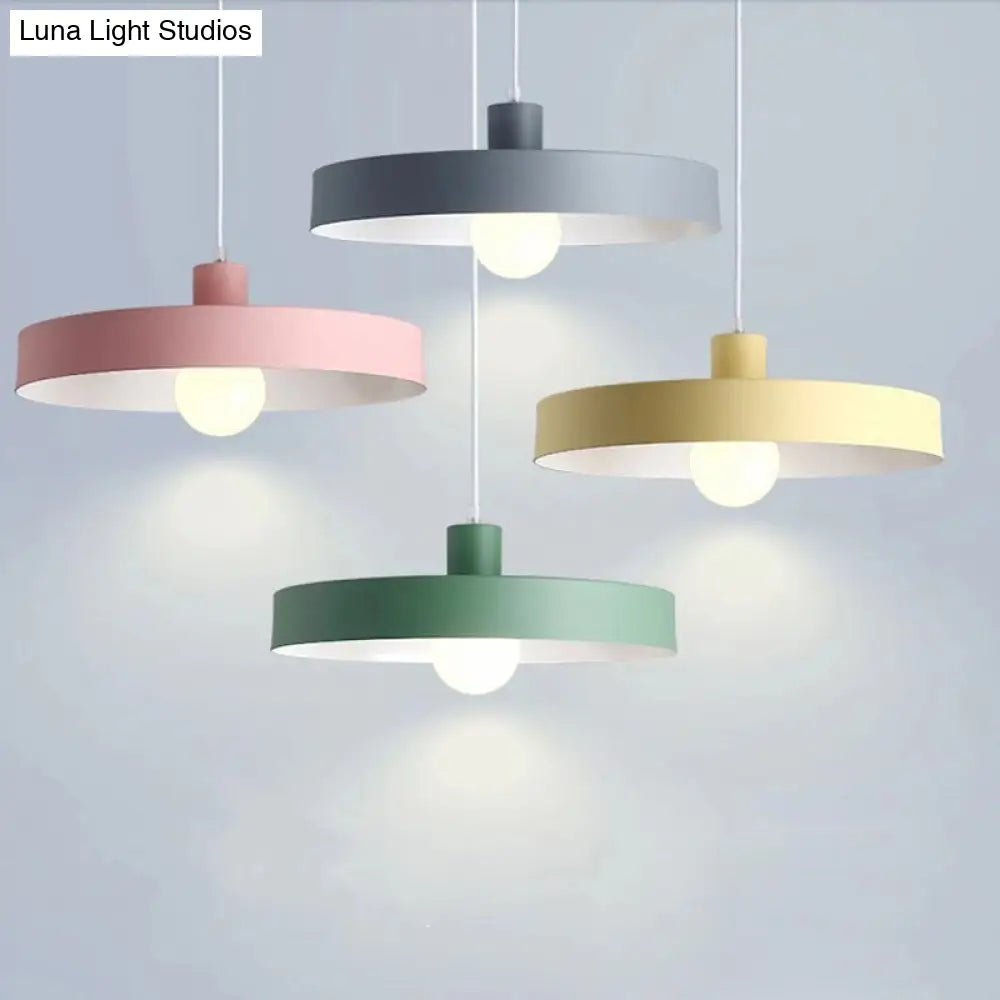 Modern Pendant Light Kit With Metal Pot Lid Shade – Ideal For Dining Room Hanging Lamp