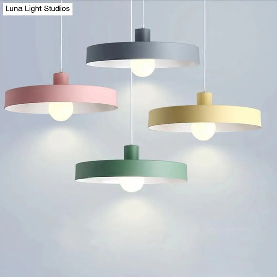 Modern Pendant Light Kit With Metal Pot Lid Shade – Ideal For Dining Room Hanging Lamp