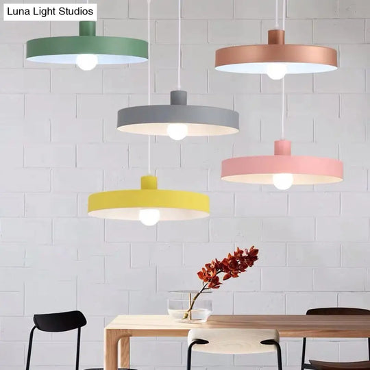 Modern Pendant Light Kit With Metal Pot Lid Shade – Ideal For Dining Room Hanging Lamp