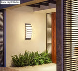 Modern Porch Light Waterproof Ip65 Radar Sensor Wall Lamps For Courtyard Patio Garden Front Door