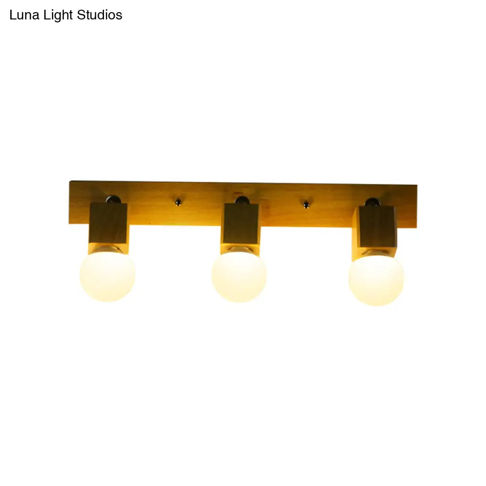 Modern Rotatable Wall Light Fixture With Open Bulb Ideal For Bedrooms And Vanities