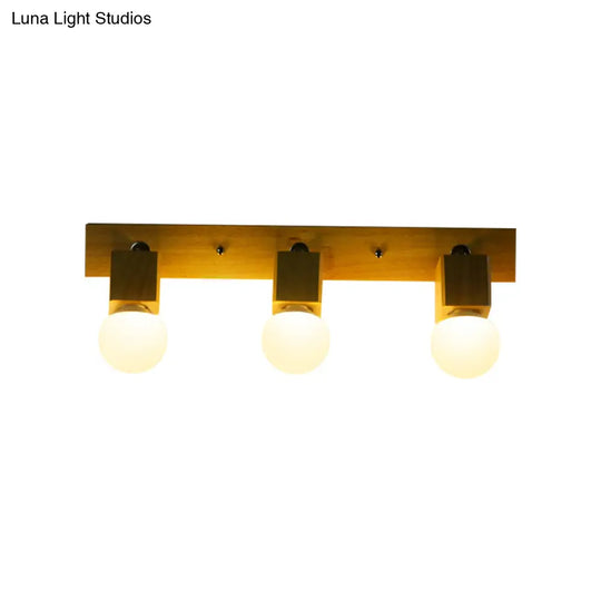 Modern Rotatable Wall Light Fixture With Open Bulb Ideal For Bedrooms And Vanities
