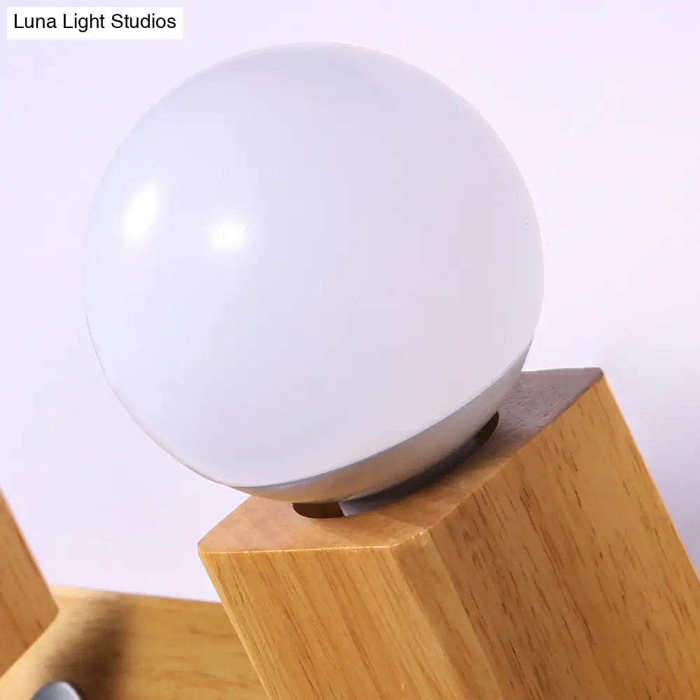Modern Rotatable Wall Light Fixture With Open Bulb Ideal For Bedrooms And Vanities
