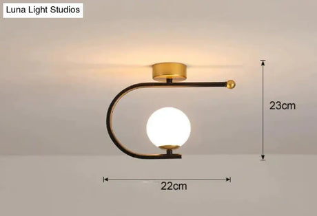 Modern Simple Corridor Lamp Circular Ceiling