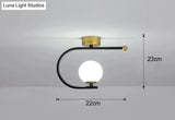 Modern Simple Corridor Lamp Circular Ceiling
