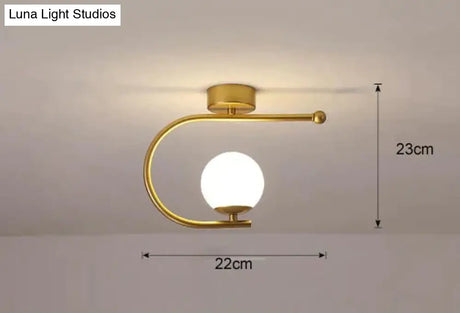 Modern Simple Corridor Lamp Circular Ceiling