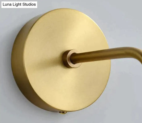 Modern Simple Nordic Living Room Bedroom Copper Wall Lamp Copper Wall Lamps